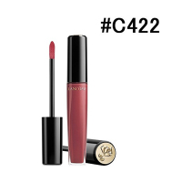 LANCOME兰蔻 清爽保湿显色瑰丽丰盈唇膏液口红 422#Clair Obscur 红色系 唇彩8ml