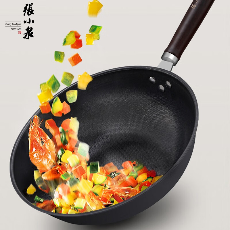 张小泉锅具系列万家灯火精铁炒锅高清大图
