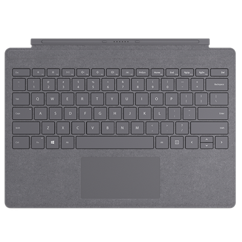 微软(Microsoft)Surface Pro特制版专业键盘盖 冰晶蓝/波比红/亮铂金 适用于pro7 6 5 4 3