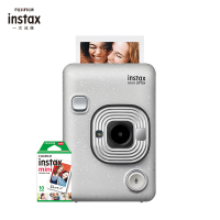 [数模来袭]富士(FUJIFILM)instax mini LiPlay石英白 立拍立得胶片相机 套餐一(含10张相纸)