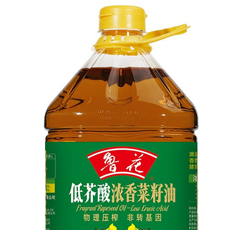 鲁花 低芥酸 浓香菜籽油 5L