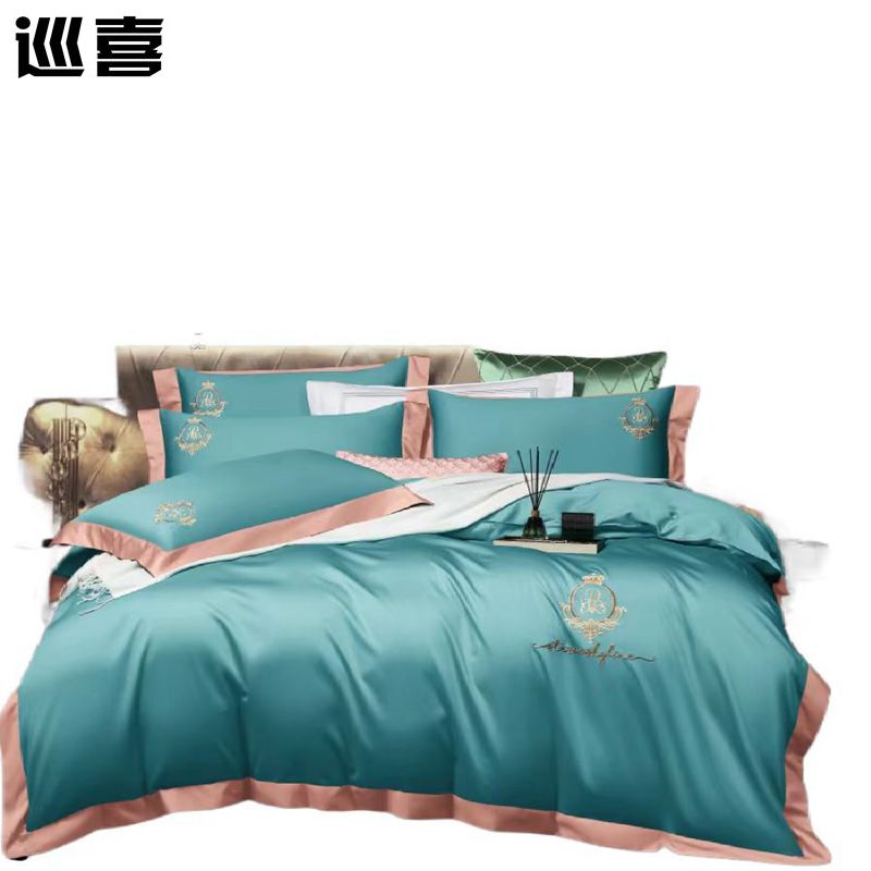 巡喜 160支长绒棉高端四件套 200X230cm (套)高清大图