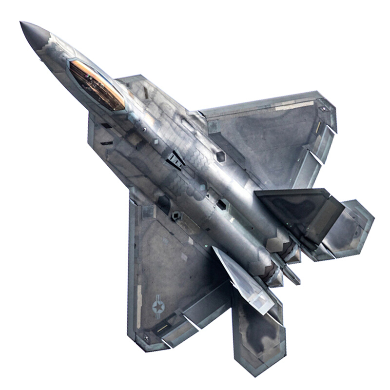 正版1100全金属合金猛禽f22战机军事模型成品静态航空飞机国防展览
