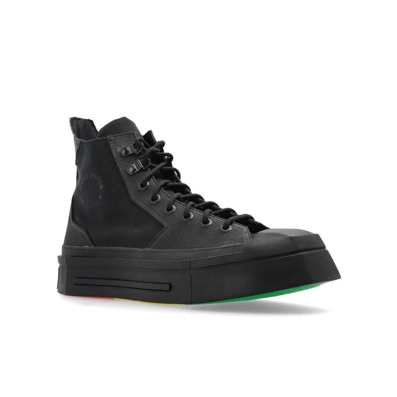 匡威(CONVERSE)女款跑步鞋圆头系带高帮休闲鞋织物鞋面橡胶底防滑
