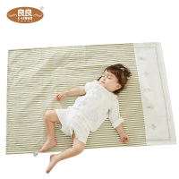 良良(liangliang)隔尿垫麻棉加大婴儿尿垫吸湿防水透气四季儿童用品苎麻可洗新生儿宝宝 超大号110*72cm