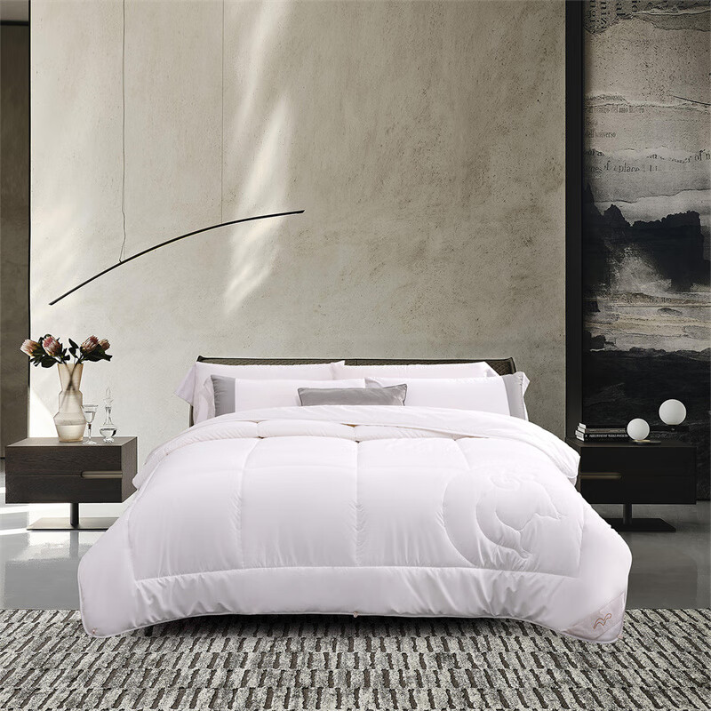 水星家纺DH威尔抗菌澳洲羊毛被220cm×240cm/条126789高清大图