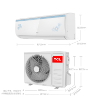 TCL 空调 1.5匹 空调挂机 定频 冷暖 3级能效 家用 挂壁空调 快速冷暖 自动清洁 KFRd-35GW/FD13