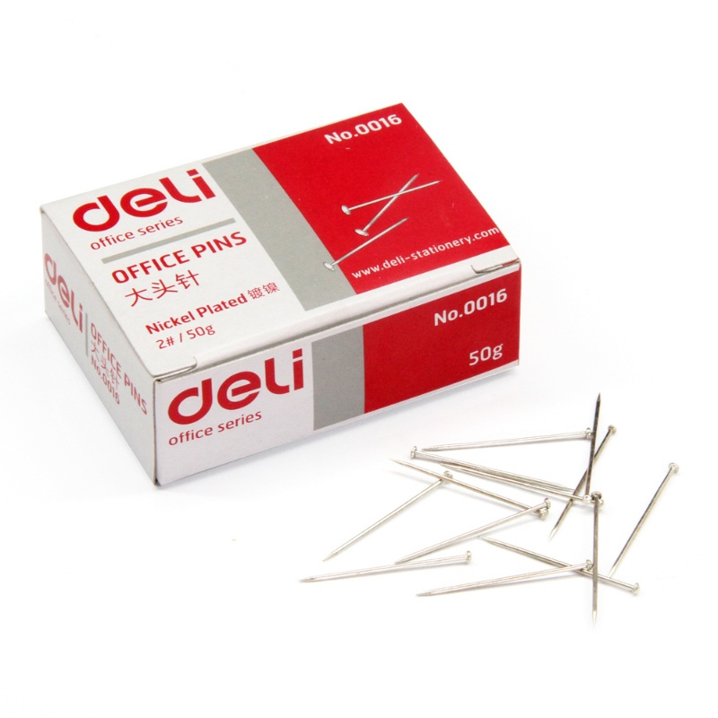 得力(deli)大头针0019