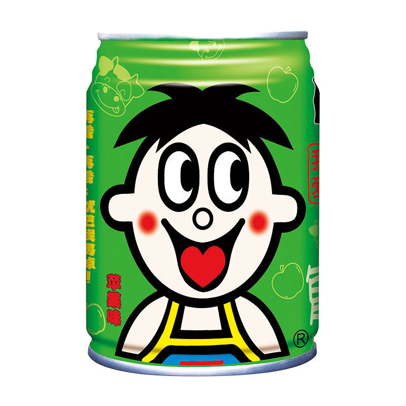 旺旺旺仔牛奶245ml6罐苹果味含乳饮料包邮