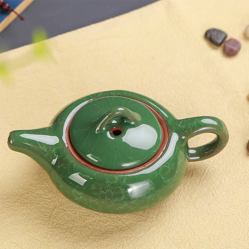 陶瓷冰裂釉功夫七彩茶具套装