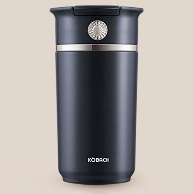康巴赫伯爵系列钛啡杯400ml陨石黑KH-B40B02