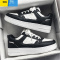 聚范男鞋春季2024新款潮牌百搭熊猫黑白板鞋男士休闲运动防滑小白潮鞋