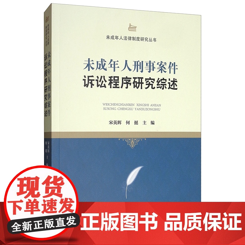 正版 未成年人刑事案件诉讼程序研究综述 宋英辉 何挺 编 中国检察出版社 9787510211362高清大图