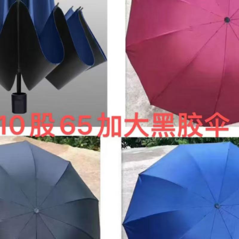 十骨折叠雨伞高清大图
