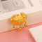 金一足金 长命富贵精品儿童锁包黄金吊坠 送宝宝首饰礼物 （计价） ABB006