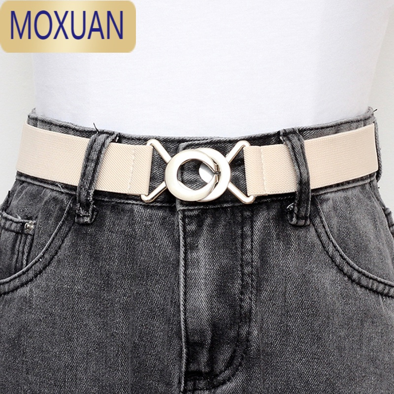 MOXUAN诚女弹力裤带松紧皮带牛仔裤隐形懒人腰带百搭配连衣裙子装饰收腰