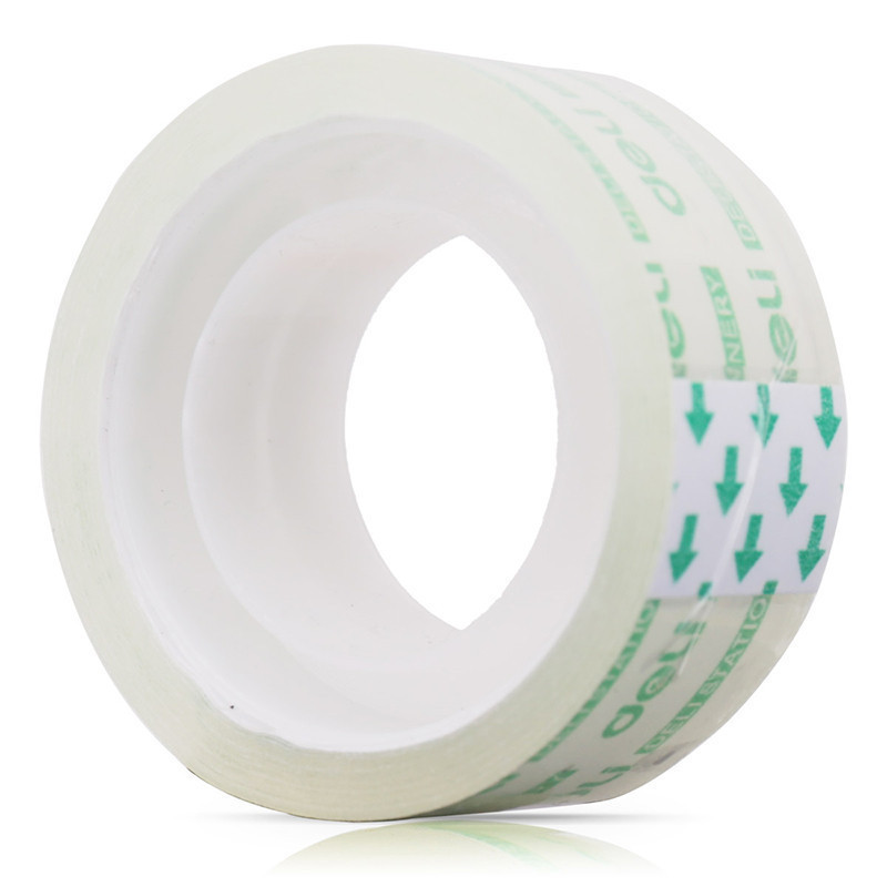 得力(deli)DY 30061透明手工胶带 18mm 8个/卷