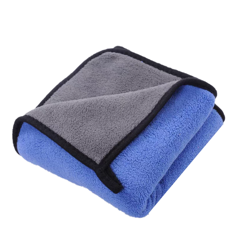 翰骊陆通 涤棉复合小方巾擦车巾擦试布 30cm*30cm 条高清大图