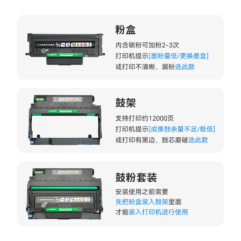 才进荣耀版适用奔图TL-435粉盒DL-435硒鼓TL-480 DL-480墨粉盒P3365DN P3385 M7165