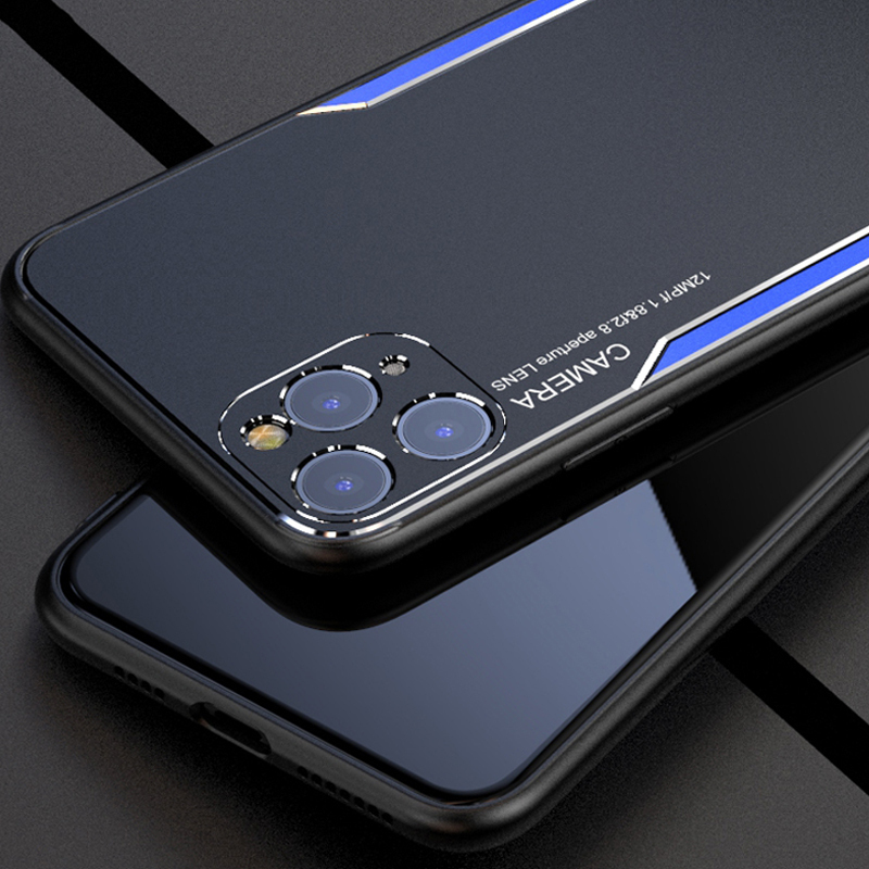 圣幻 iPhone11/12Pro/12mini/11Promax手机壳苹果11/12保护套摄相头全包创意刀锋金属防摔潮高清大图