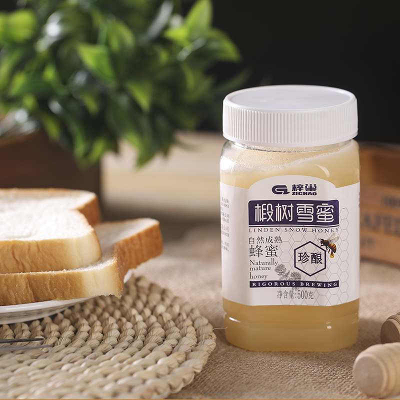 苏宁自营梓巢(Zi Chao)椴树雪蜜 滋补蜂蜜 自然成熟 结晶蜂蜜 无添加野生自产蜂蜜瓶装500g