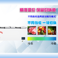 华美(Huamei)2200升商用卧式大冰库冷柜 冷藏冷冻转换展示柜顶开门大冰柜 4.2米 HB-4200