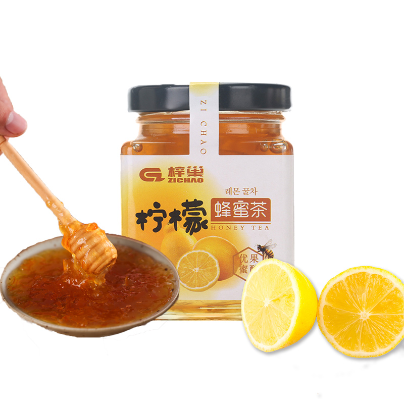 苏宁自营梓巢(Zi Chao)蜂蜜柠檬茶 滋补蜂蜜 瓶装248g