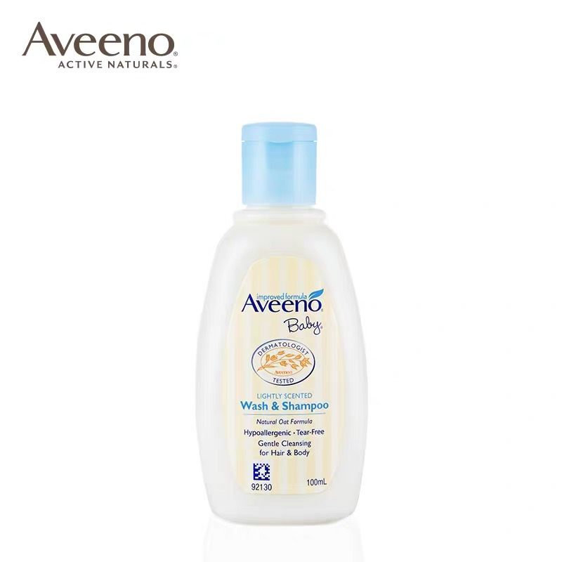 Aveeno艾惟诺 母婴幼儿童每日倍护洗发沐浴液 100ml 艾维诺宝宝洗发沐浴二合一 韩国进口