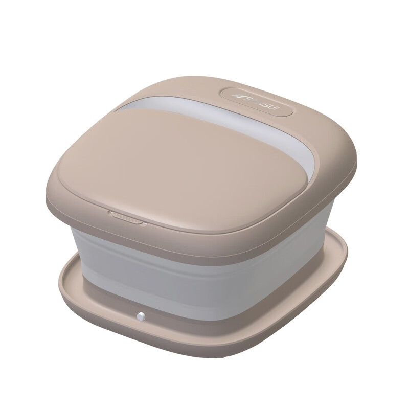 山水 折叠便携足浴盆 SZY-P60 (茶色)