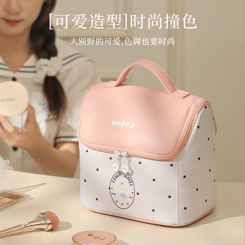 小房子化妆包女2025新款高端大容量便携式收纳外出洗漱护肤品1085高清大图