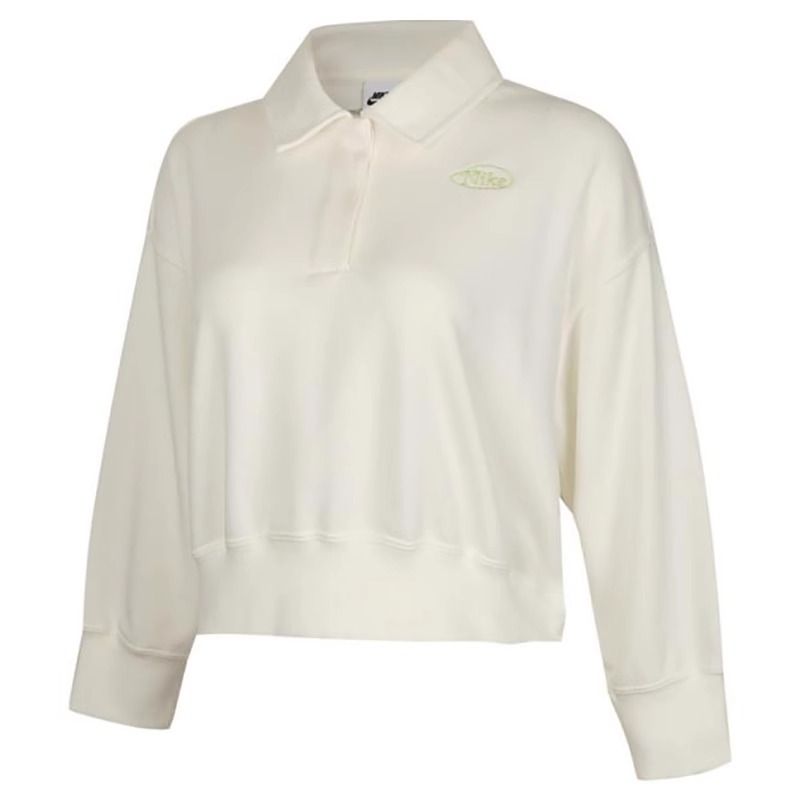 NIKE耐克长袖T恤运动休闲舒适针织女装POLO衫HQ7395-133 Caq L HQ7395-133