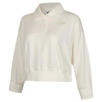 NIKE耐克长袖T恤运动休闲舒适针织女装POLO衫HQ7395-133 Caq L HQ7395-133