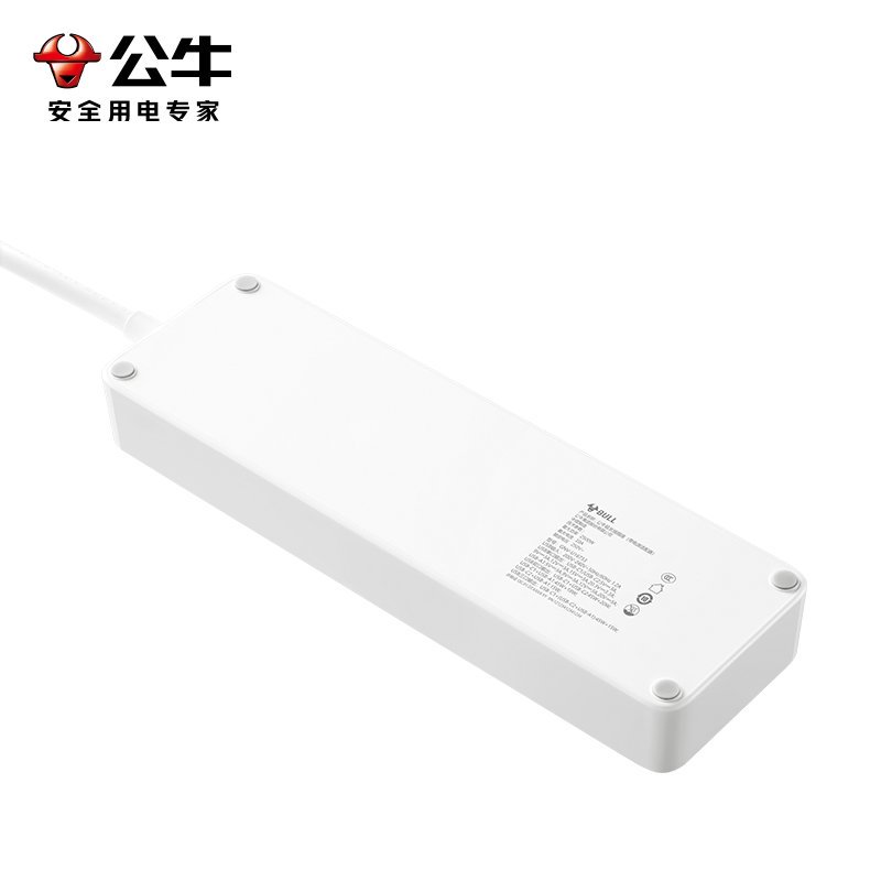 公牛(bull)GNV-U16733全长1.8m六插位插座67W快充接线板插排笔记本电脑插板多功能家用办公充电器高清大图