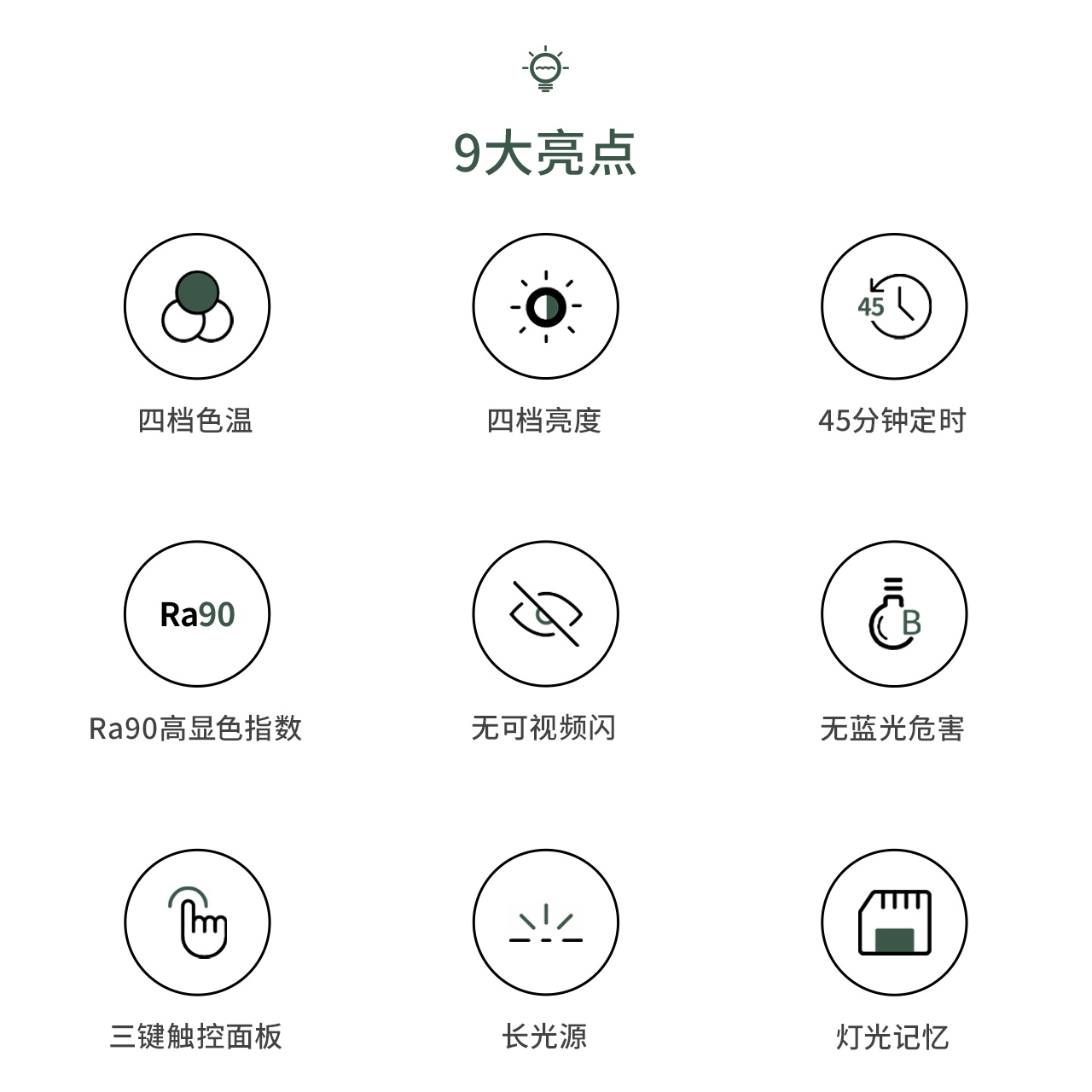 雷士照明落地护眼灯看书学习专用客厅卧室阅读台灯钢琴灯护眼灯高清大图