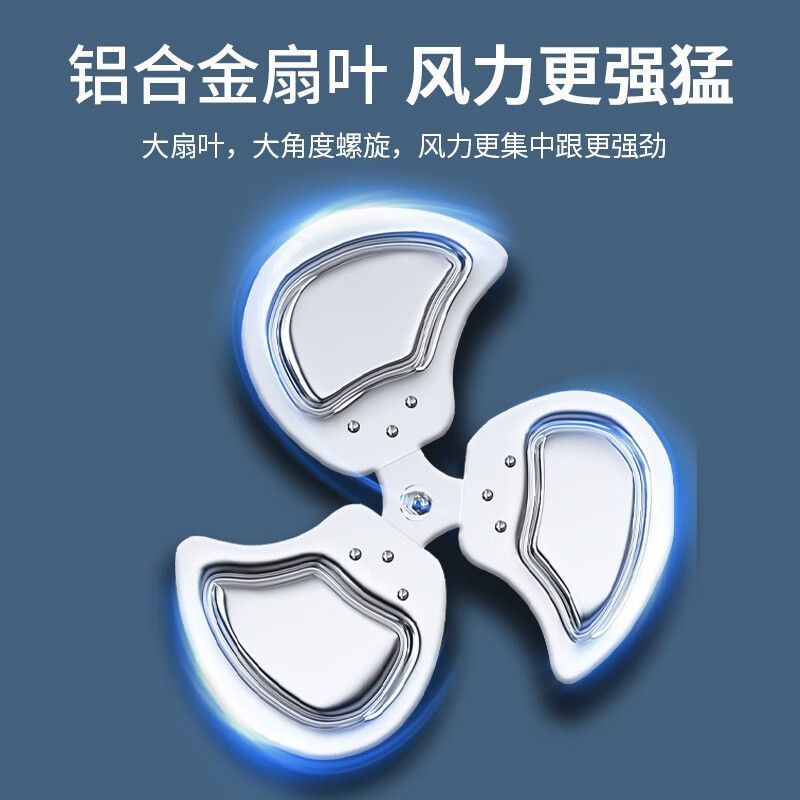 苏宁自营奥克斯趴地扇大风力大功率散热降温通风工厂工地趴地扇手提风机高清大图