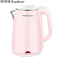 荣事达(Royalstar)电热水壶电水壶304不锈钢内胆1.8L容量三层防烫暖水壶烧水壶开水壶GS18A23(粉色)