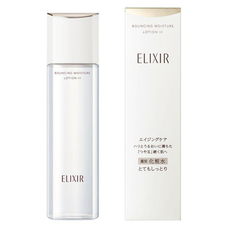 资生堂 ELIXIR怡丽丝尔美透滋润营养化妆水爽肤水 Ⅲ超保湿型 170ml干性肤质通用紧肤水