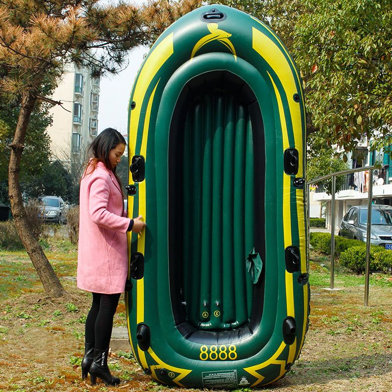 尊享套餐 迷彩二人|2/3/4/5人橡皮艇加厚充气船皮划艇船充气加厚耐磨