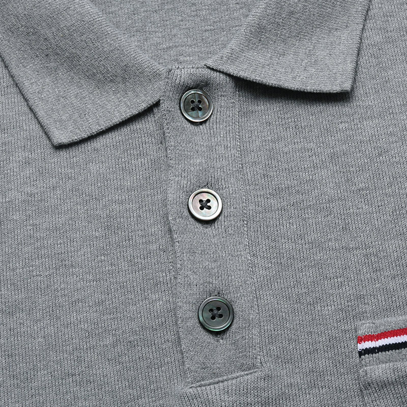 汤姆·布朗 thom browne 男士棉质短袖polo衫mjp171a j0029