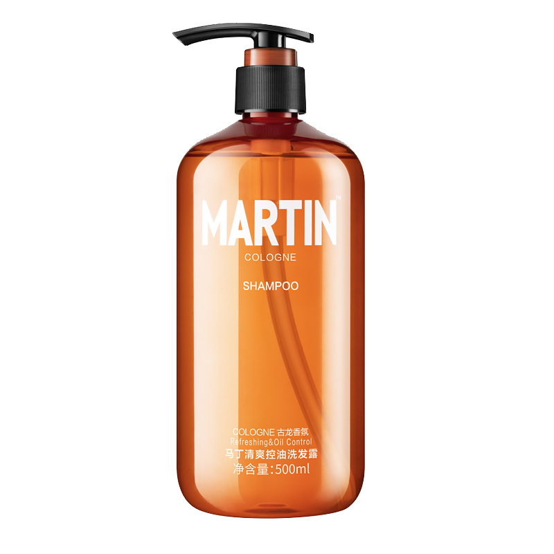 马丁Martin男士古龙香氛洁净去屑洗发水500ml+清爽控油洗发露500ml 去屑止痒控油深层清洁