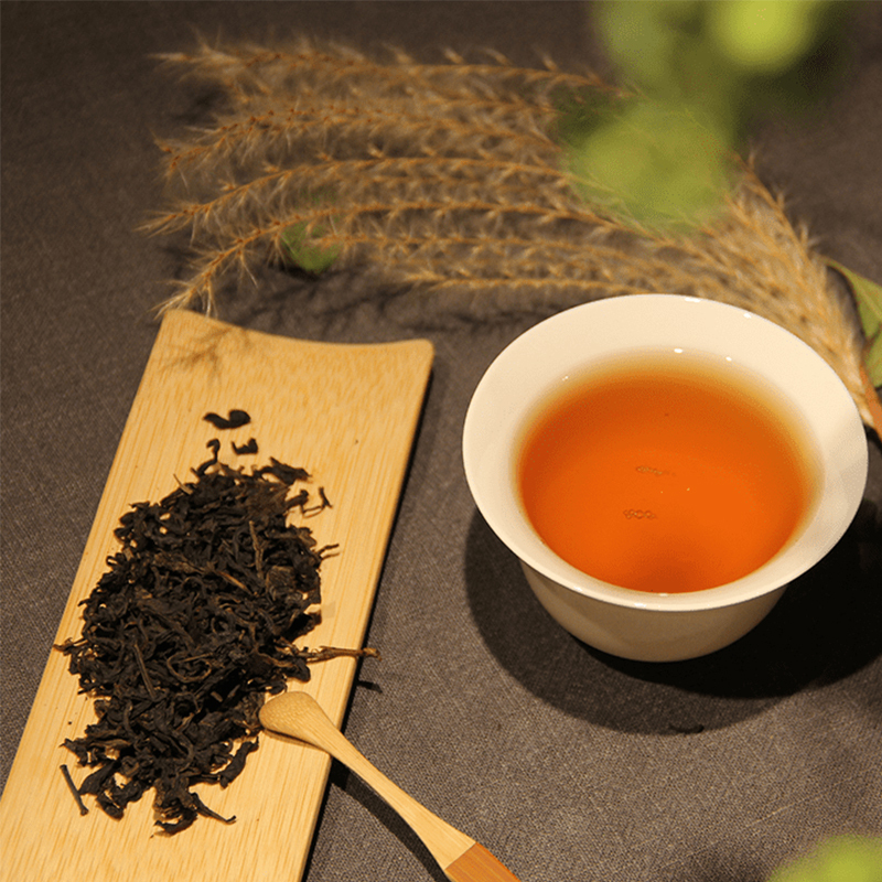 陆羽会安化黑茶安化天尖茶湖南安化黑茶黑茶礼盒装400g