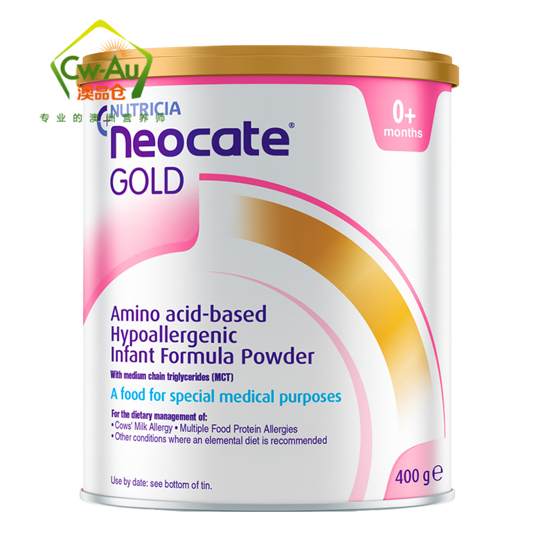 Neocate 纽康特 GOLD 氨基酸水解奶粉 一段初段0+ 400g 1罐装 澳洲进口高清大图