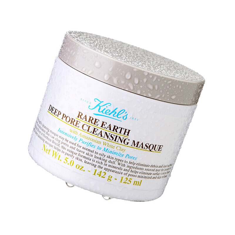科颜氏(Kiehl’s)金盏花洗面奶 爽肤水 高保湿面霜乳液 牛油果眼霜 白泥面膜精华 亚马逊白泥面膜142g
