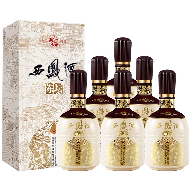 西凤陈坛名尊52度500ml*6