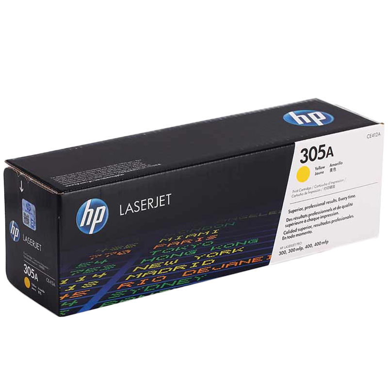 惠普(HP)CE412A (305A) 彩色硒鼓 黄色 粉盒 黄色 适用HP M351a M451dn M451nw