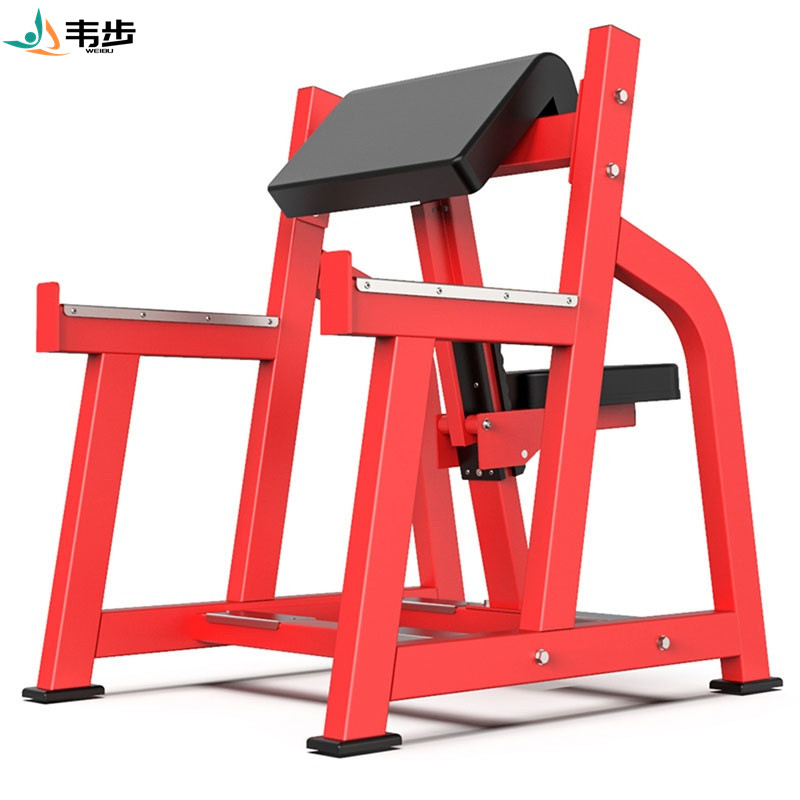 韦步EM955商用悍马系列健身房坐式手臂弯举肱二头肌训练架牧师椅