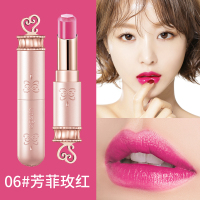 巧迪尚惠（Qdsuh）蝶恋玫瑰唇膏口红6#芳菲玫红咬唇妆长效滋润保湿不易脱色滋润防水3g