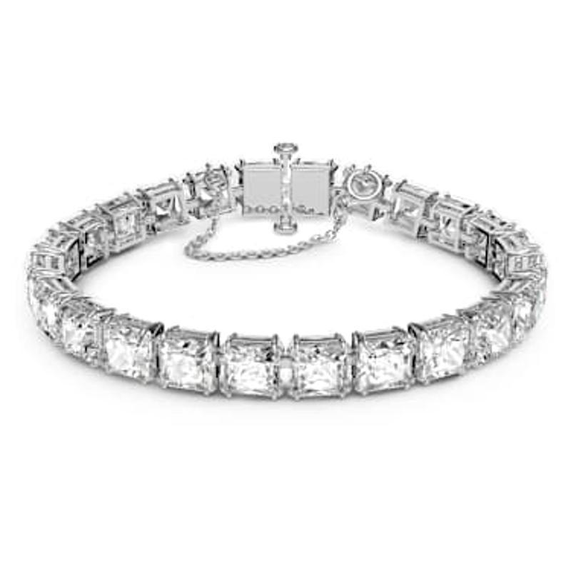 Swarovski 女士轻奢优雅精致手链Matrix Tennis 百搭休闲情人节礼物手镯饰品