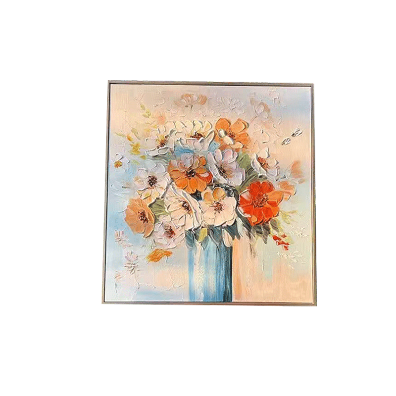 手绘油画 1200*1200mm高清大图