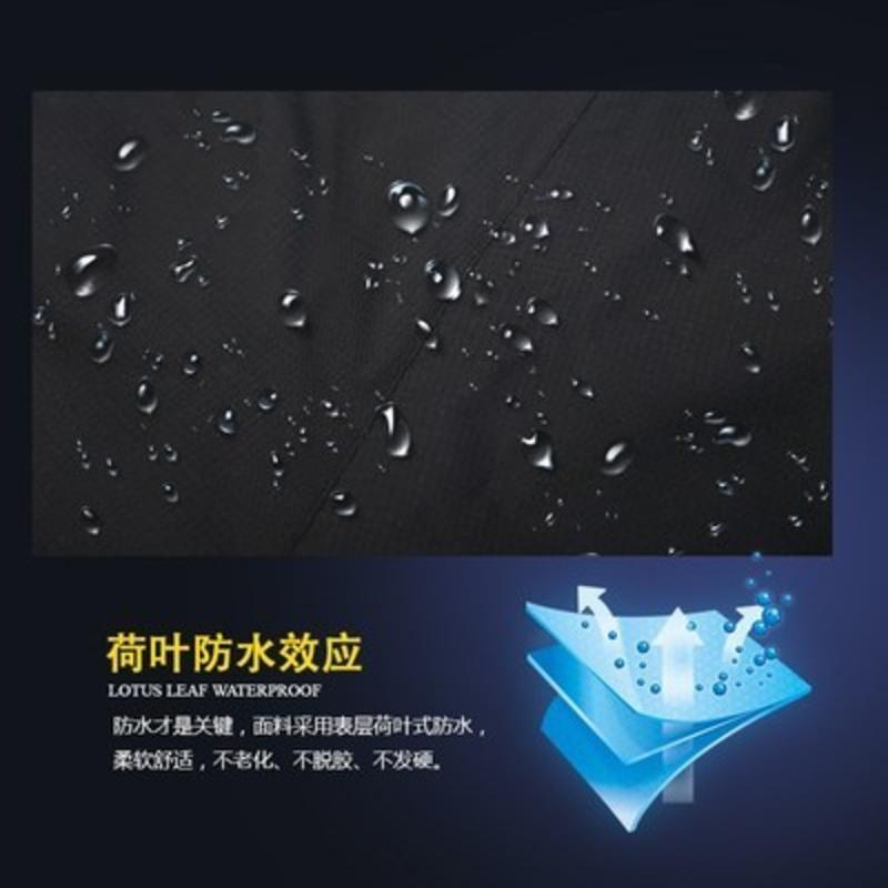 黑色 双层防雨裤 XXXXL 透气摩托钓鱼雨裤电行动车双层雨衣裤骑防水男女耐磨雨分体外卖单